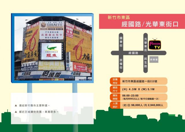 新竹市 東區 經國路 光華東街口